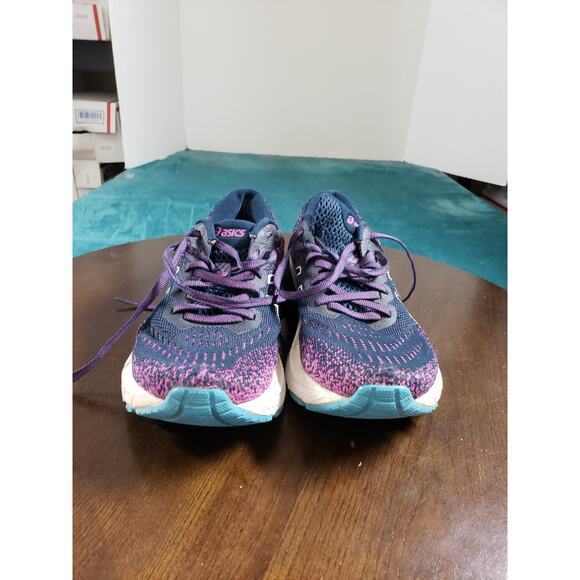 Asics GT 2000 9 Shoes Size 7.5 Womens Blue Pink Running Gym Sneakers 1012A867 - Picture 4 of 13